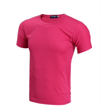 SKT001 Manufacture of solid color sports t-shirts Supply moisture wicking T-shirts Online ordering Sweatshirts 190G full polyester pinhole cloth Sweatshirt manufacturer T-shirt price t-shirt design Price t shirt offer t-shirt wholesale price detail view-2